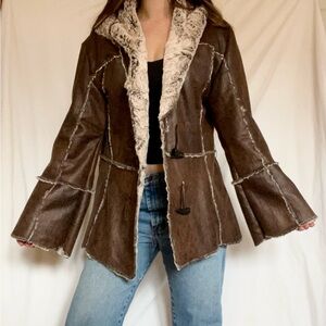 SOLD Vintage Cripple Creek Penny lane style winter coat, with faux fur